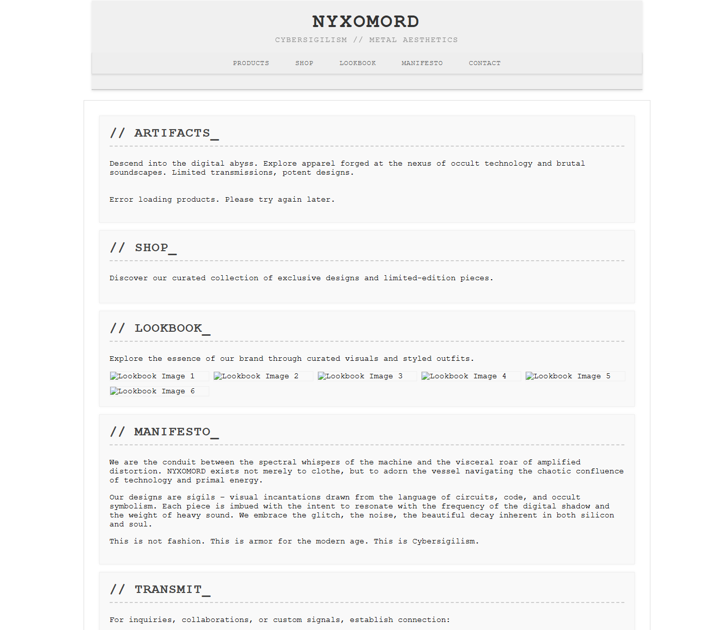 Corporate Website